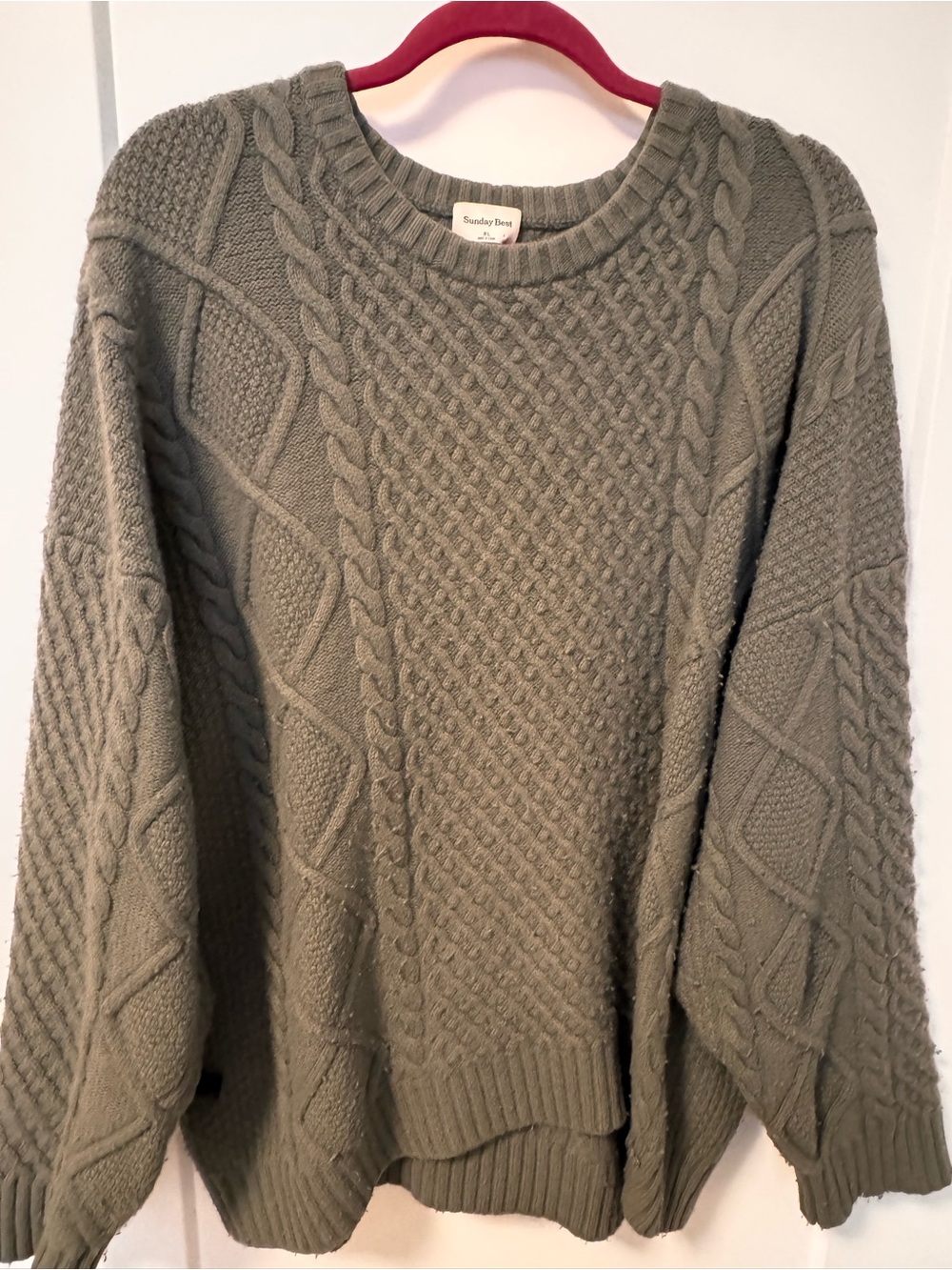 Sunday Best Cable Knit Sweater